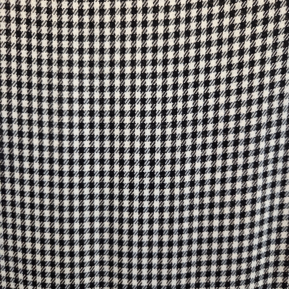 Jessica Howard Vintage Houndstooth Midi Dress Black White Bow Detail Size 8 - Picture 7 of 10